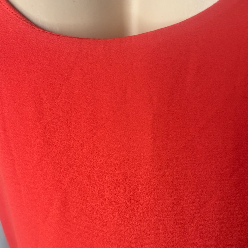 LOFT Red Sleeveless Dress - Picture 4 of 5